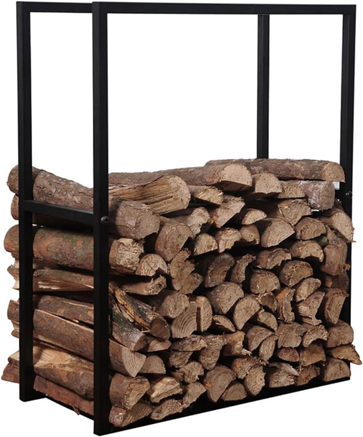 Firewood Storage Rack for Indoor/Outdoor Use, Creative Log Holder for Firewood/Logs/Lumber/Kindling