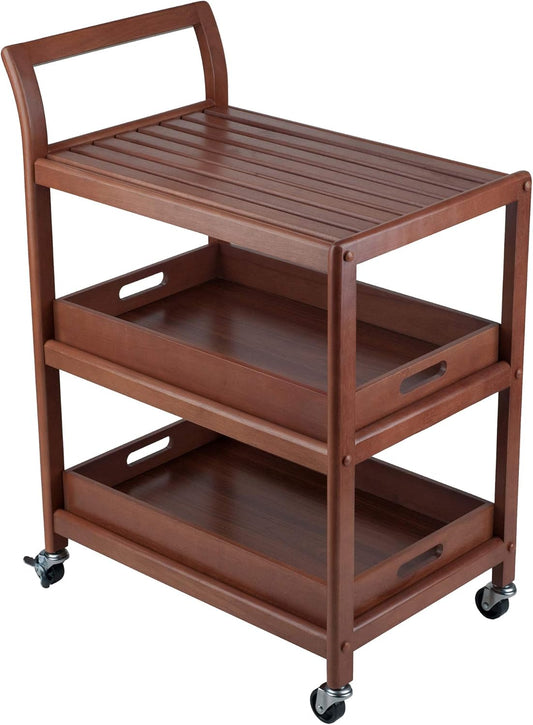 Winsome Albert Kitchen, 24.8x15.98x33.27, Walnut