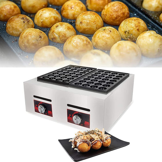 Octopus Ball Machine, 56 Holes Nonstick Takoyak Maker, Even Heat/Energy Saving/Rapid Heating, for Home/Restaurant