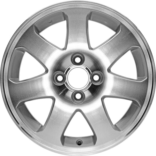 Partsynergy Replacement For New 15 Inch Aluminum Wheel Rim Fits 1999-2005 Honda Civic 4 Lug 100mm 7 Spokes 15x6 inch