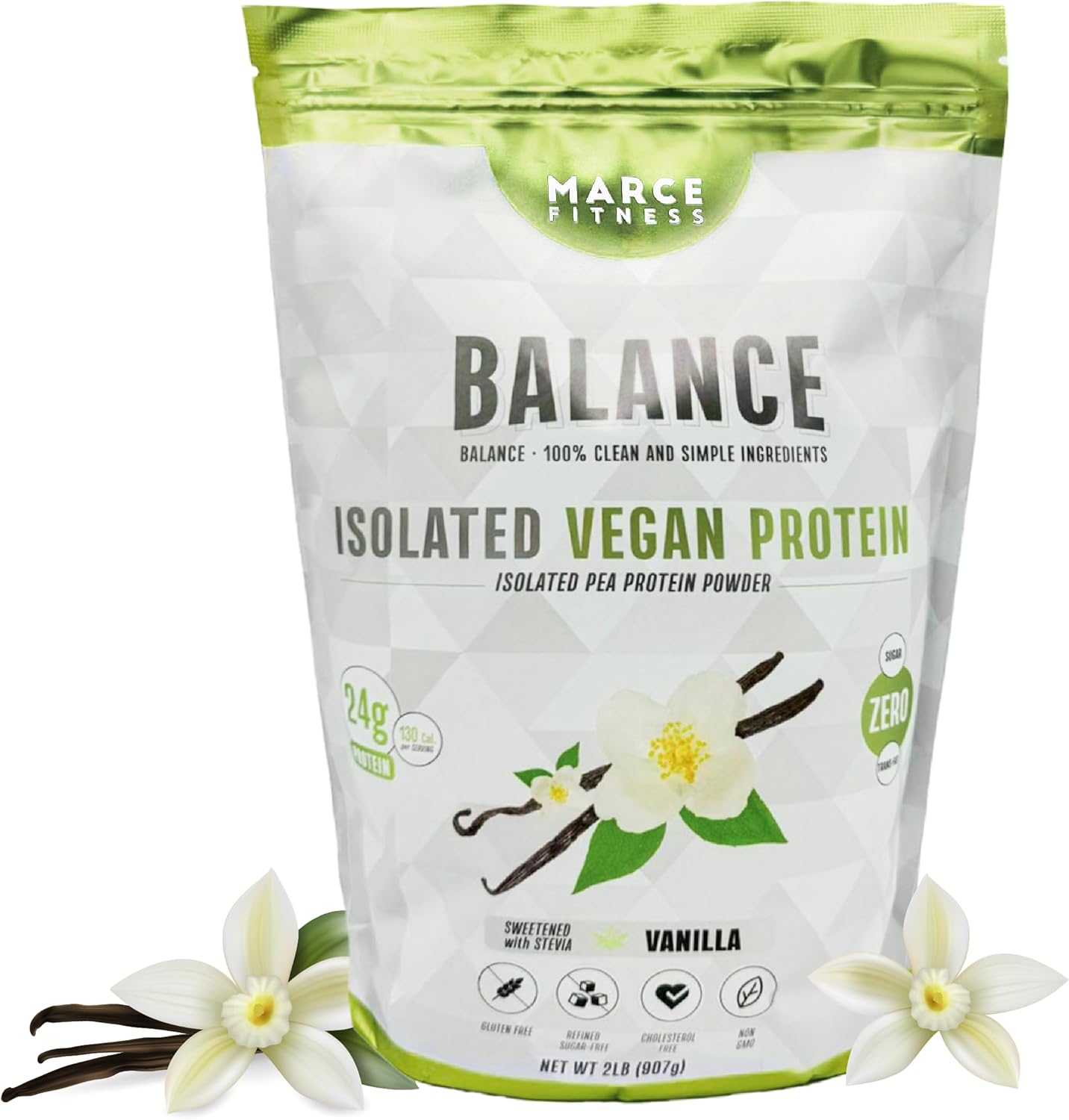 Isolated Vegan Protein Vanilla Flavor 2pounds