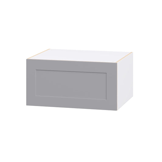 Hugo&Borg Beaumont 30-in W x 15-in H x 24-in D Slate Gray Wall Fully assembled Cabinet Flat Panel