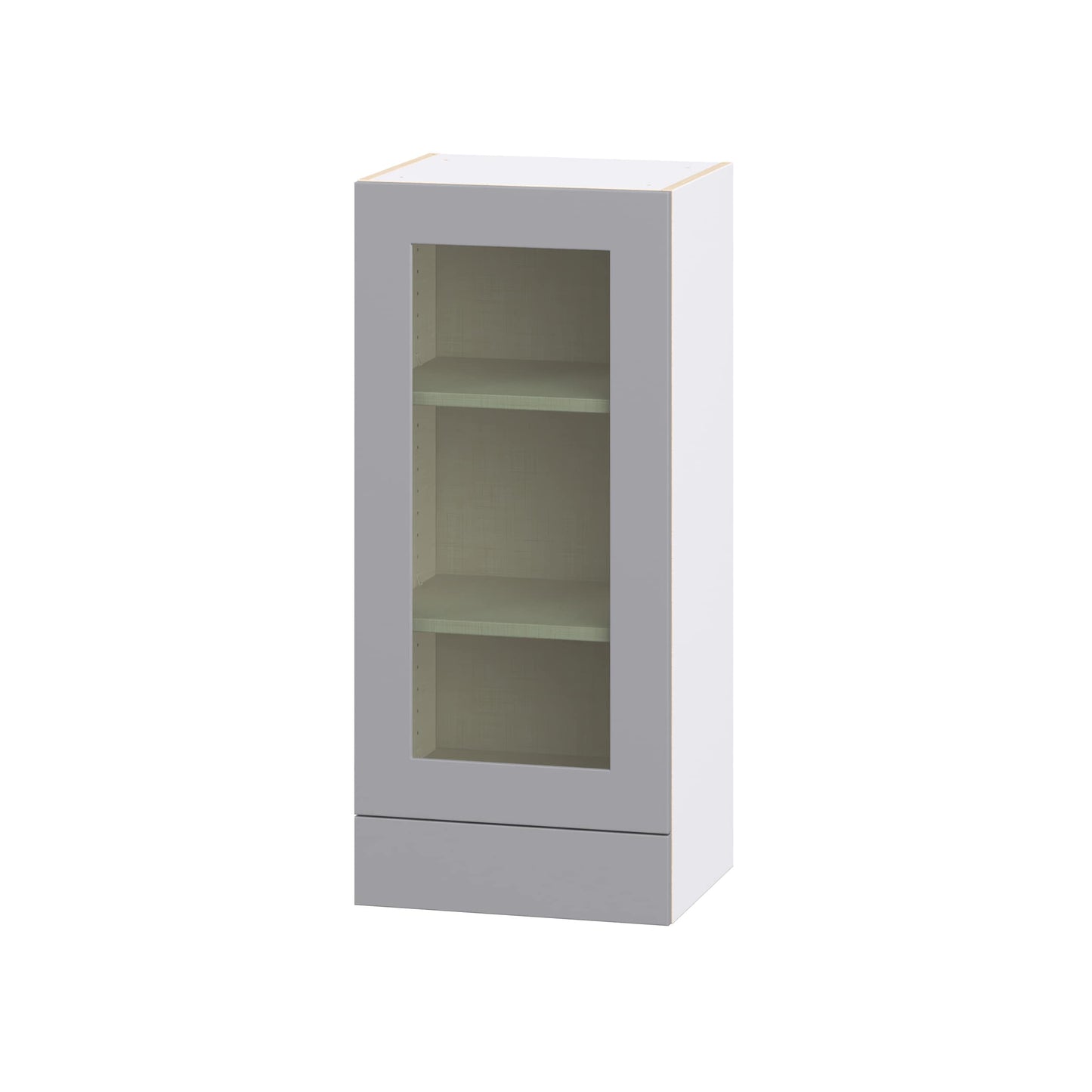 Hugo&Borg Beaumont 18-in W x 40-in H x 14-in D Slate Gray Wall Fully assembled Cabinet Recessed Panel