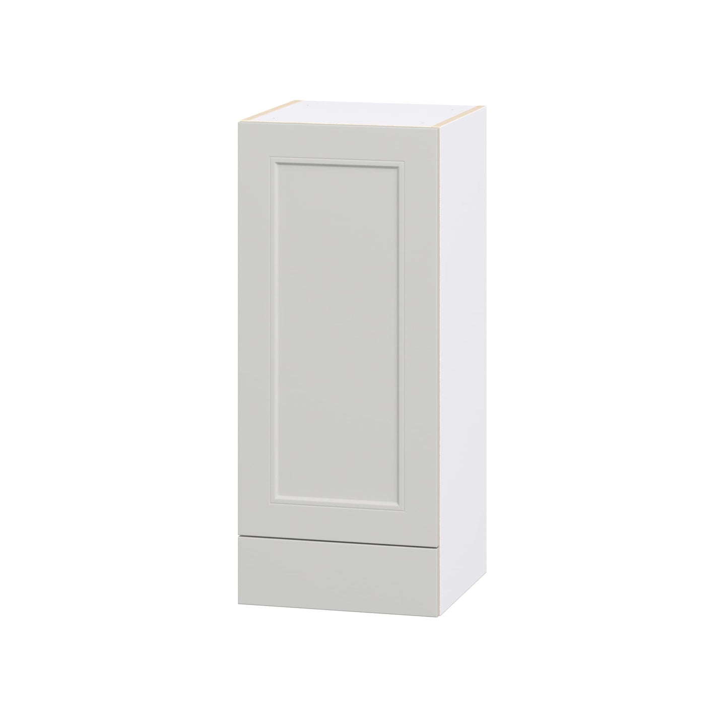 Hugo&Borg Belcourt 15-in W x 35-in H x 14-in D Painted Light Gray Wall Fully assembled Cabinet Recessed Panel