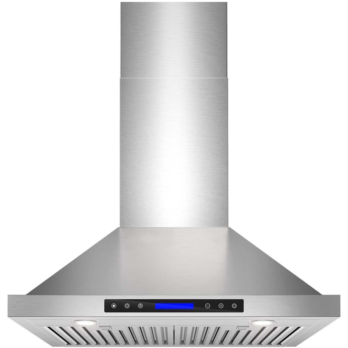 DIVAN  30IN 600CFM Convertible Wall Mount Range Hood with 4-Speed Touch Control