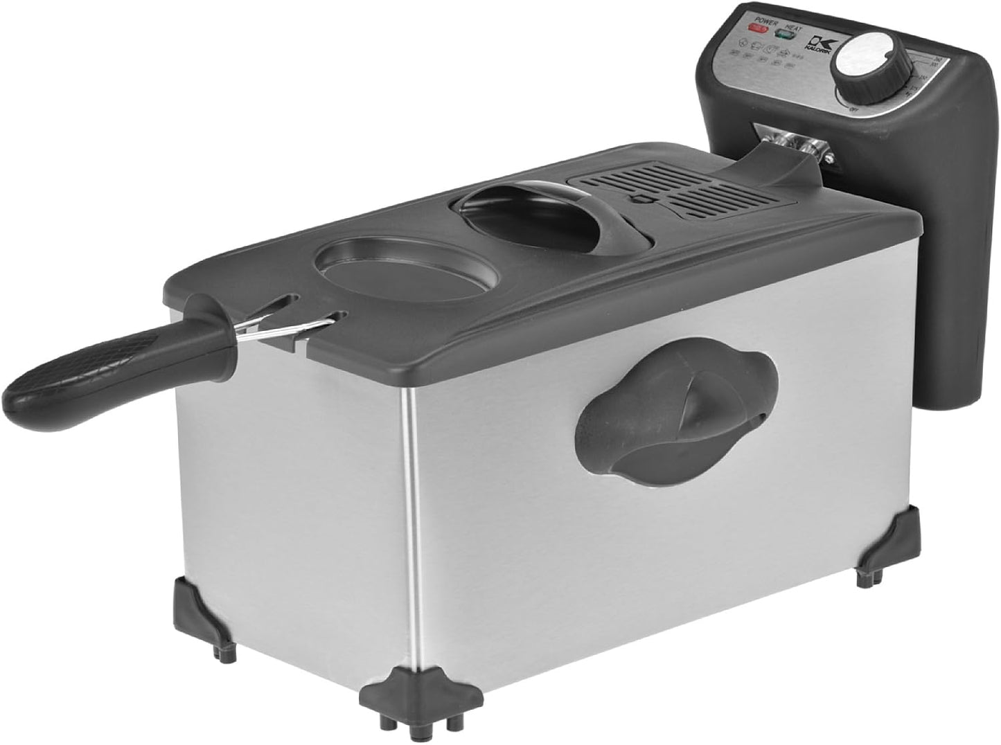 Kalorik Stainless Steel Deep Fryer, 4-Quart
