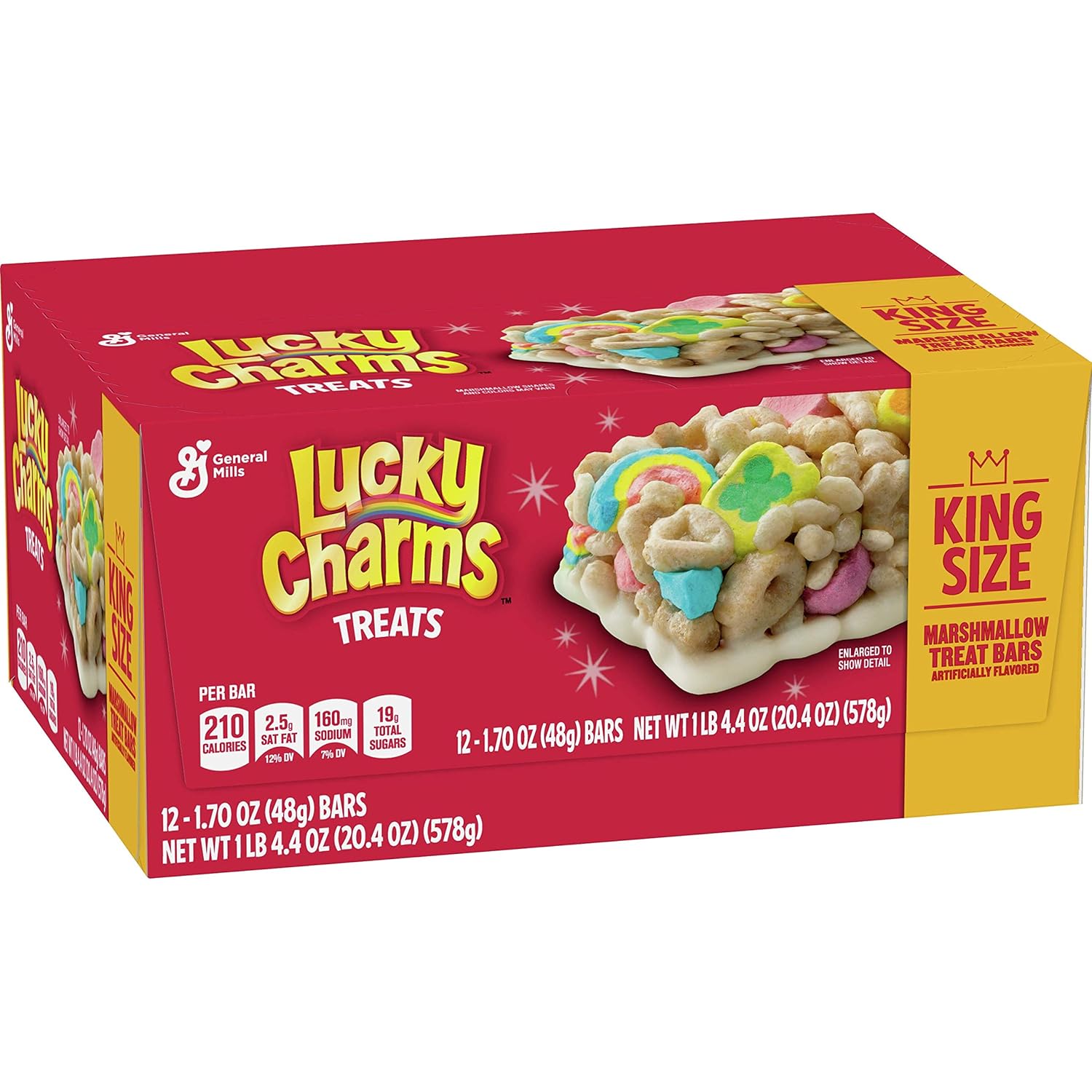 Lucky Charms Treat Bars, 96 Count