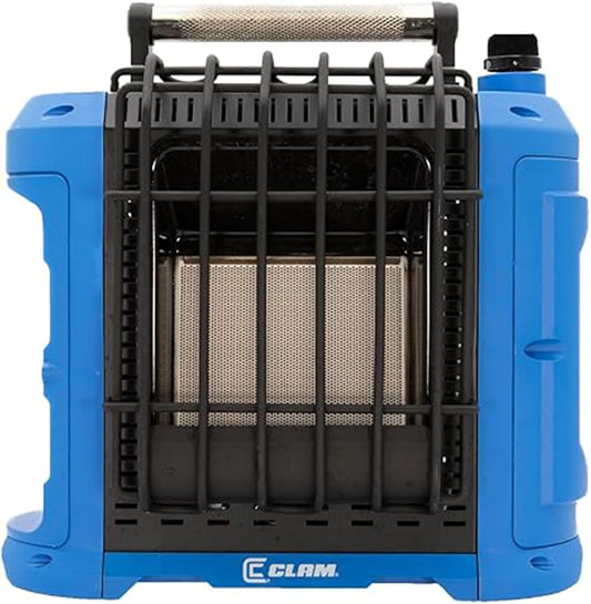 CLAM Portable Propane Radiant Heater \u2013 Safe Indoor Radiant Heat with Adjustable Output for Ice Shelters, Shacks & Winter Use