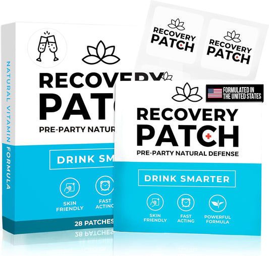 Party Treats Recovery Patches 84 Pack (Three 28 Packs) - Wake Up Refreshed & Energized with Our 100% Natural Ingredients Patch - Individually Wrapped, Skin-Friendly & Waterproof - Enhanced Formula