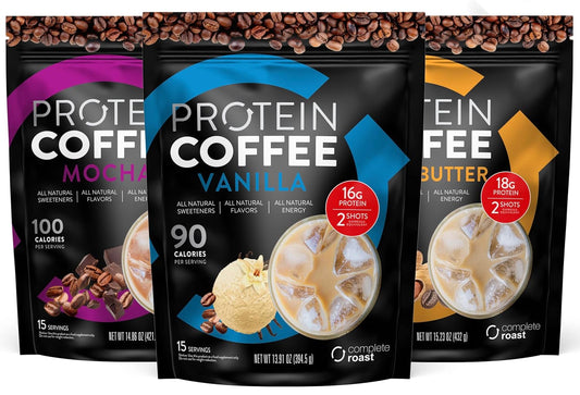 Complete Roast 3-pack - Vanilla, Mocha, and Mocha Peanut Butter