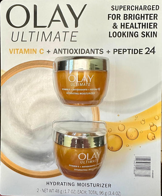 Olay Ultimate Vitamin C + Antioxidants + Peptide Twenty Four (2 Pack)
