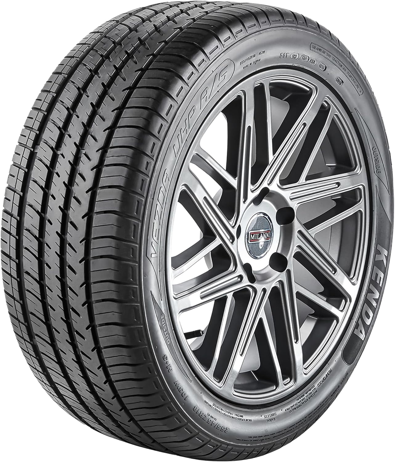 Kenda 225/40-19 UHP A/S KR400 All Season Tire 500AAA 93Y 225 40 19