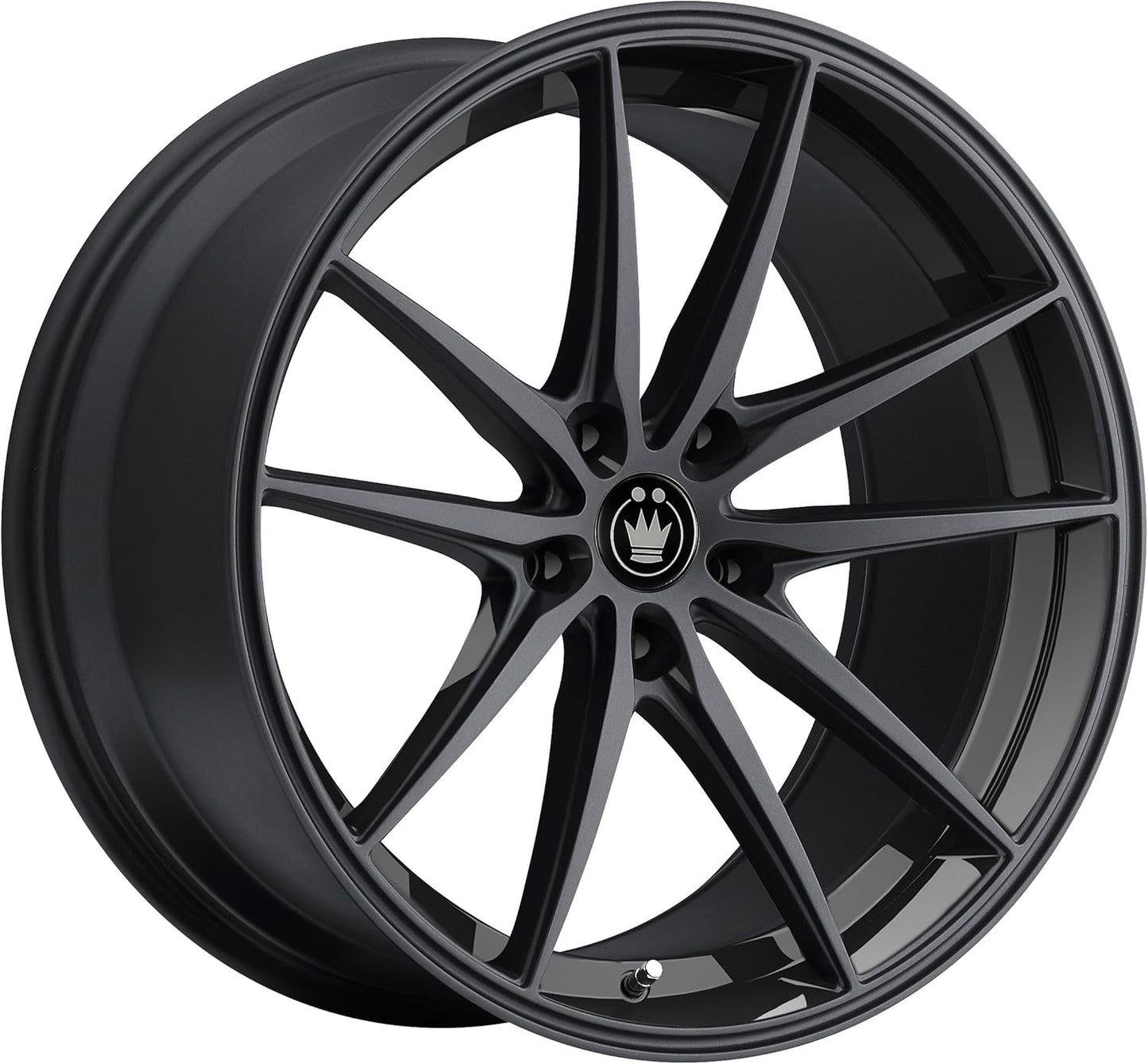 Konig OVERSTEER Gloss Black Wheel with Painted and tpms (16 x 7.5 inches /5 x 114 mm, 45 mm Offset)