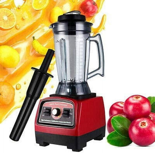 BPA Free 3.3HP 2800W Heavy Duty Commercial Blender Mixer Power Juicer 110V Red