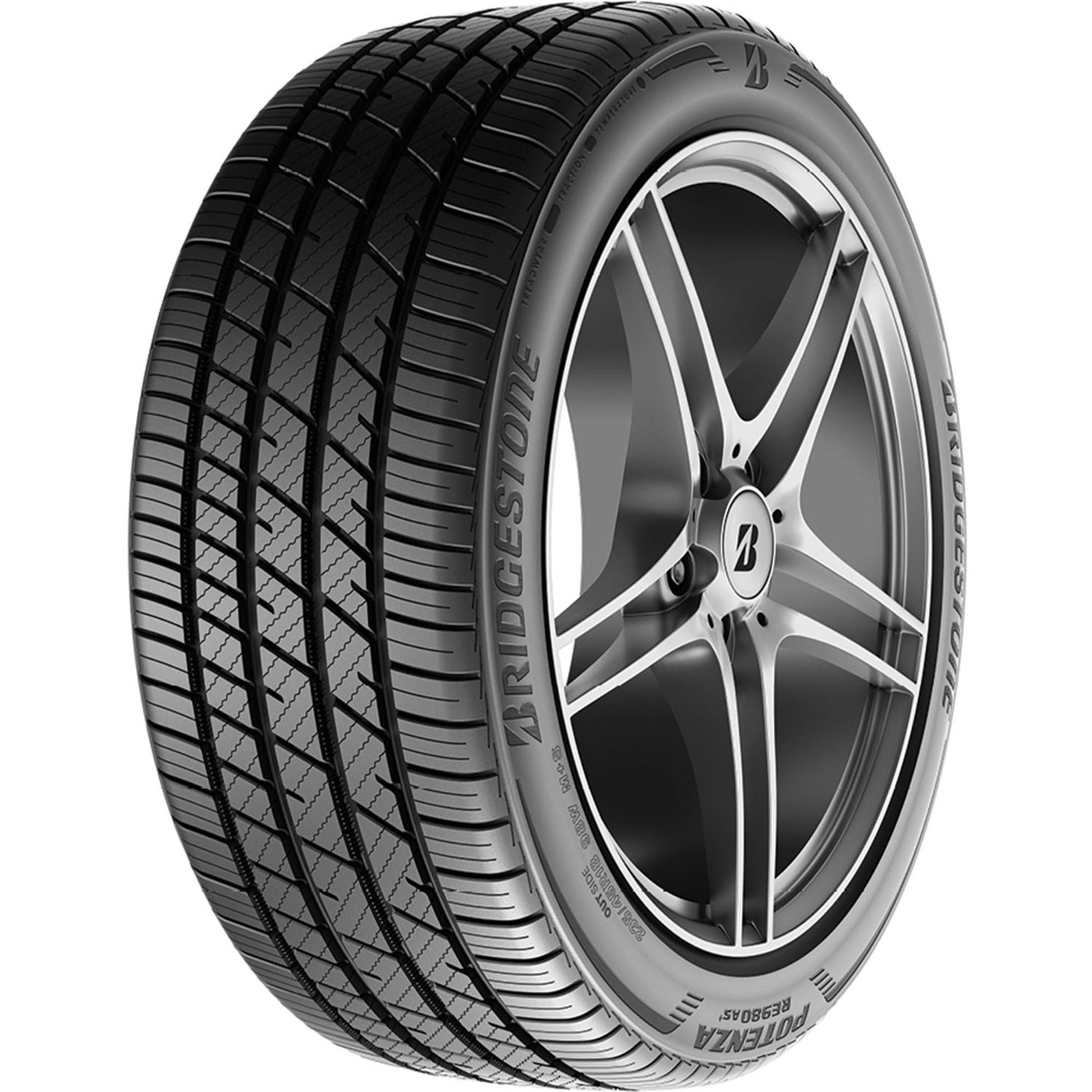 Bridgestone Potenza RE980AS+ Performance 245/40R18 97W XL Passenger Tire