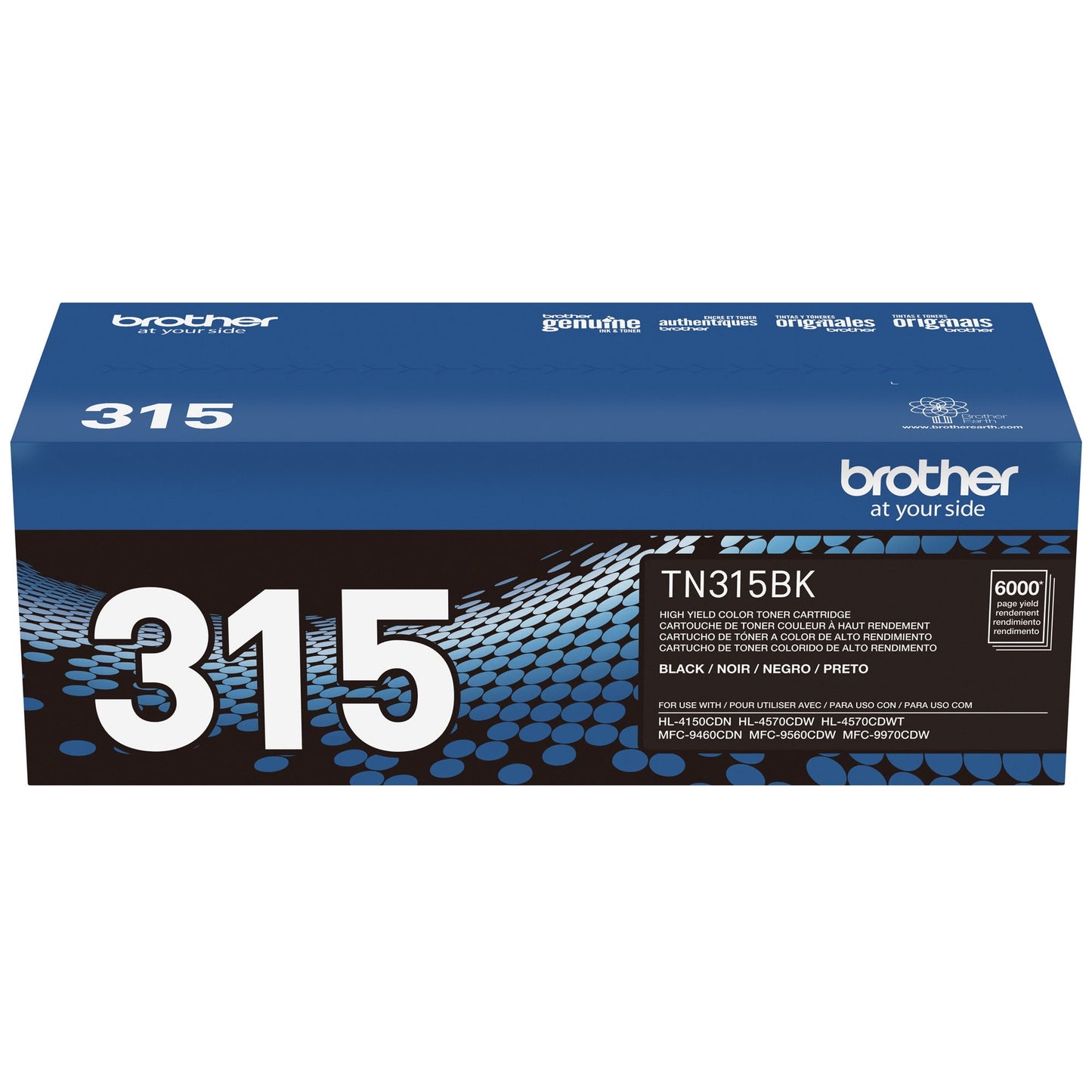 Brother TN315BK High-Yield Toner, Black