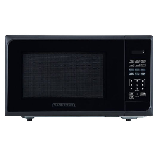 CK+DECKER 1.1 cu ft 1000W Microwave Oven - Stainless Steel ck: Countertop,  Lock, 6 One-Touch Settings