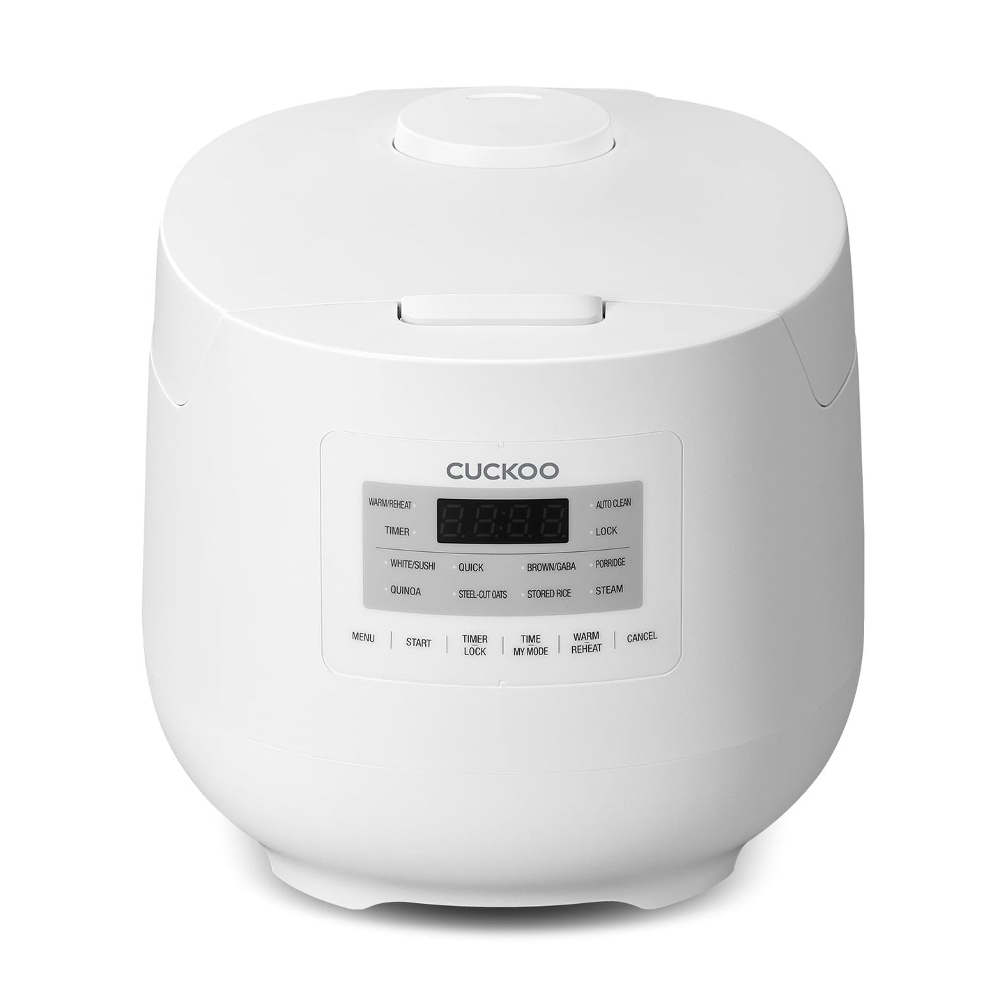 CUCKOO Rice Cooker 12 Cups Cooked Warmer with Nonstick Pot 11 Menu Options and Micom Fuzzy Logic Tech with Auto Clean Feature in White (CR-0641F)