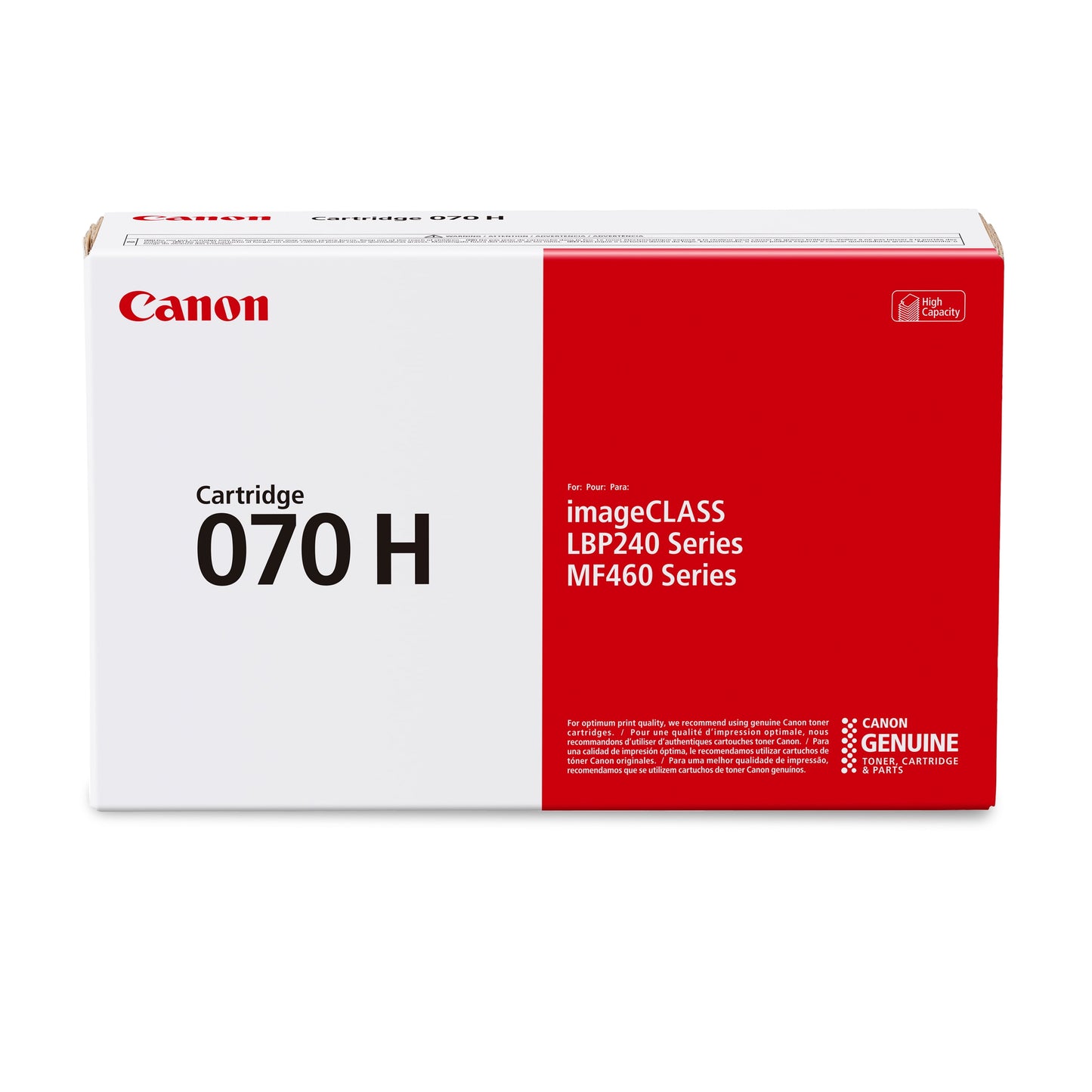 Canon 070 Black, High Capacity Black Toner Cartridge Compatible with MF465dw, MF462dw, LBP247dw, LBP246dw Laser Printers.