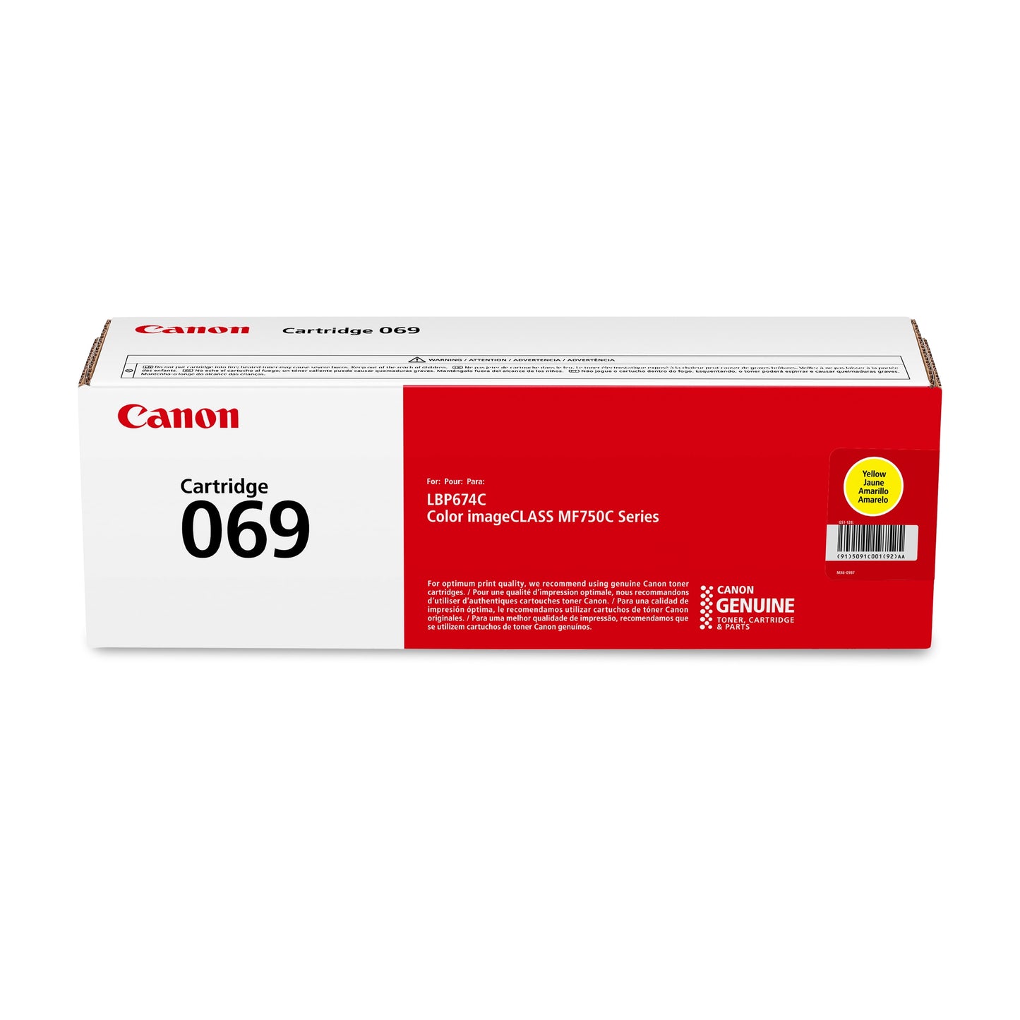 Canon Toner Cartridge 069 Yellow