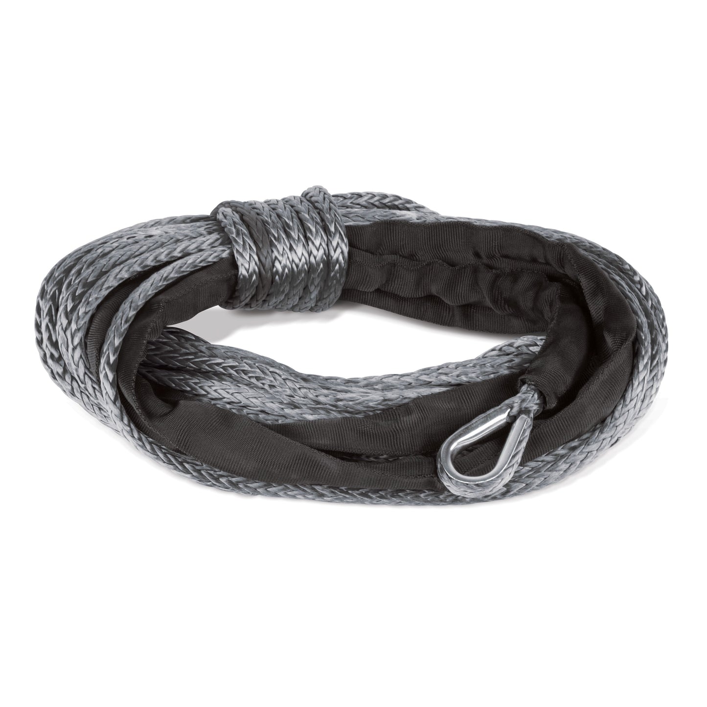 Champion Power Equipment 85-Foot Gray Dyneema® Synthetic Winch Rope for 8000-12,000-lb. Truck/SUV Winches