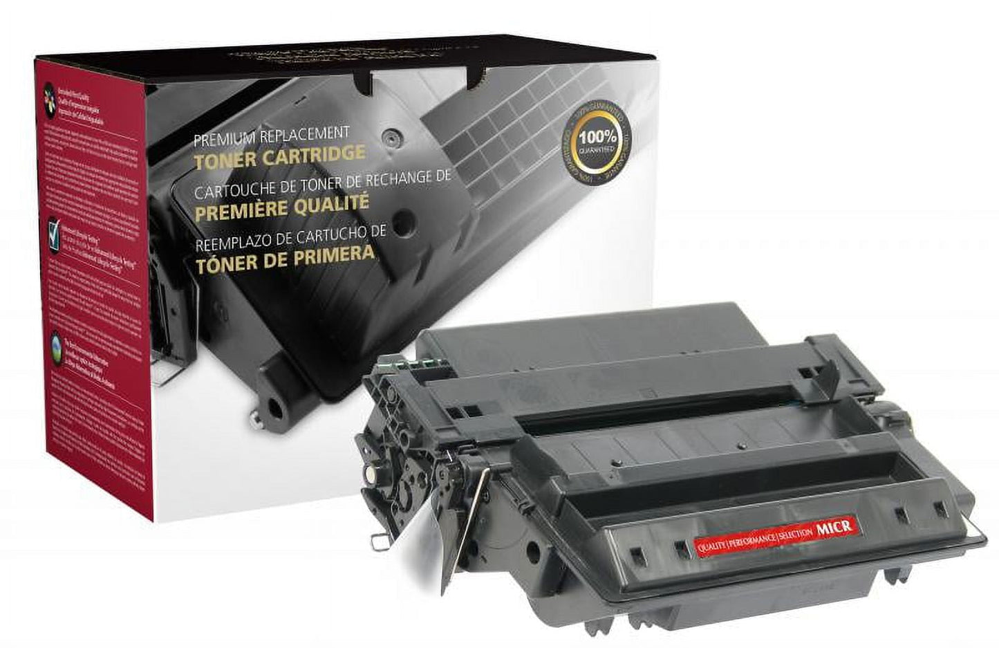Remanufactured MICR Toner Cartridge Alternative for HP, Troy Black
