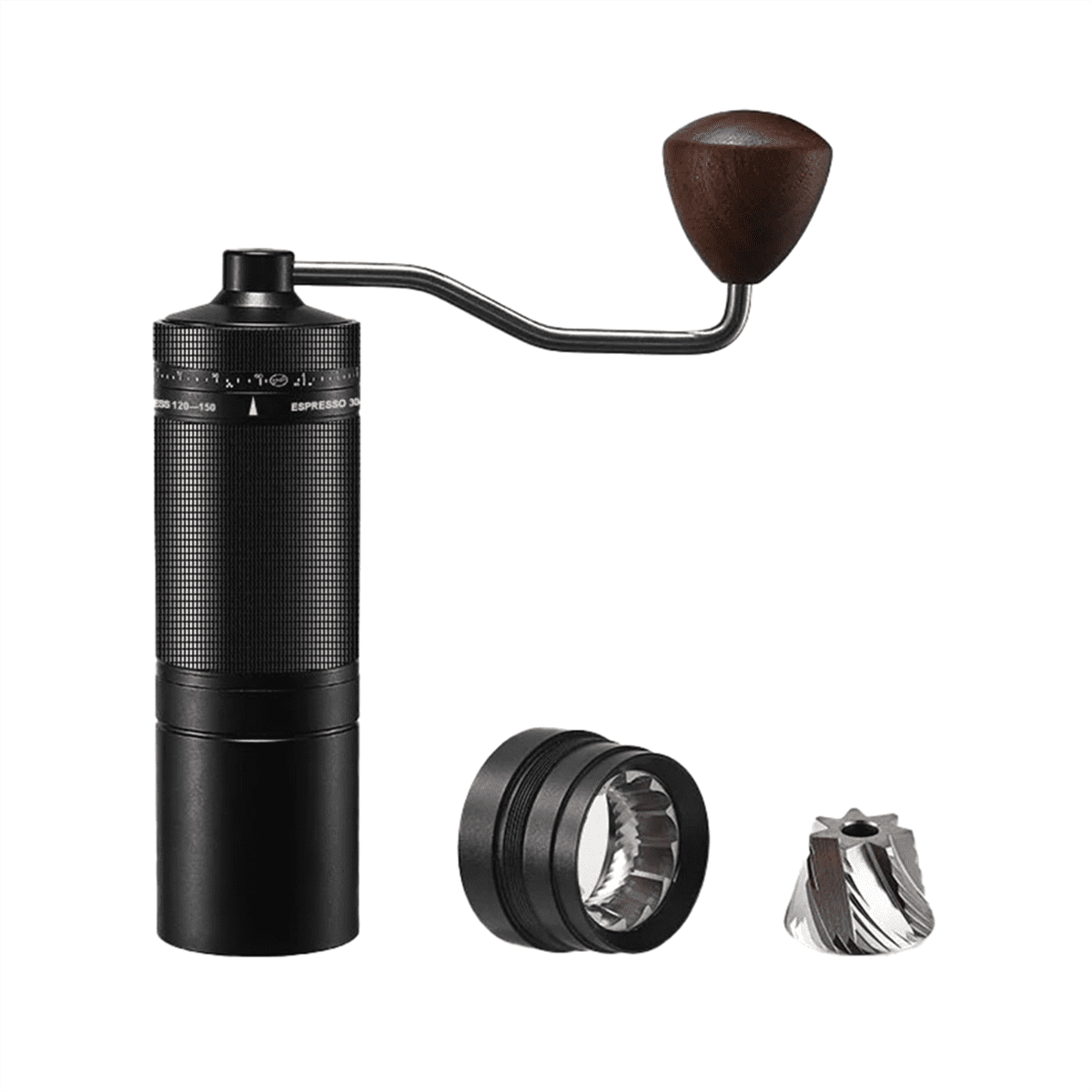 Coffee Grinder 7 Core Bean Espresso Portable External Adjustable Household Turkish Grinder,A