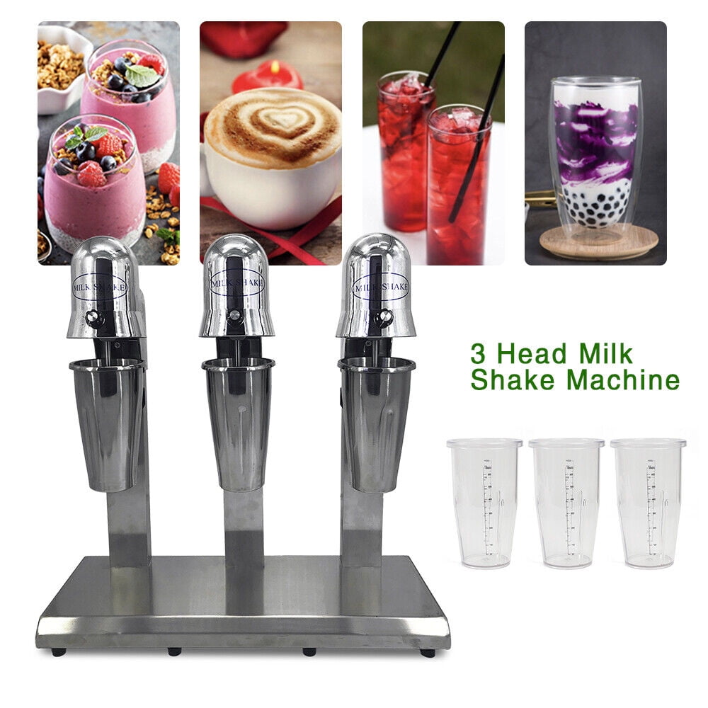 Commercial Electric Milk Shake Machine Blenders Tea Drink Mix Milkshake Mixer