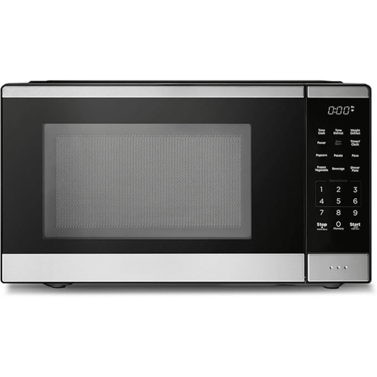Countertop Microwave Oven 0.9 Cu Ft, 6 Auto Menus, Child Lock, Memory Function, 10 Power Levels, Easy One-Touch Start, Digital Panel, 900W