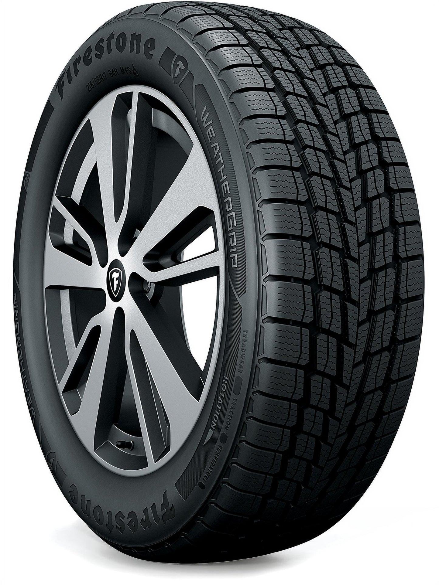 Firestone Weathergrip 215/60R16 95H Fits: 2013-20 Ford Fusion S, 2008-12 Honda Accord LX-P