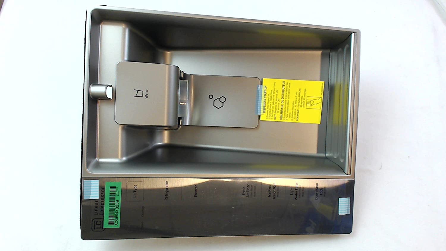 Genuine LG ACQ85430259 Refrigerator Dispenser Cover Assembly