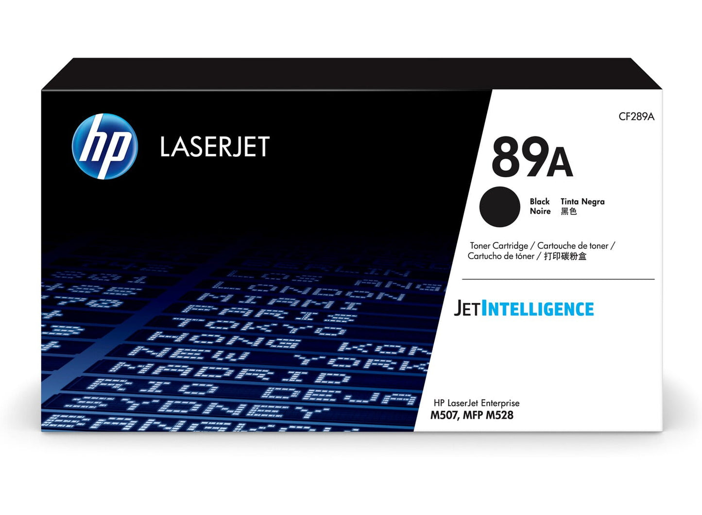 HP 89A Black Original LaserJet Toner Cartridge, ~5,000 pages, CF289A
