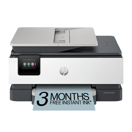 HP OfficeJet 8122e Wireless All-in-One Color Inkjet Printer, Scanner, Copier, ADF, 3 months Instant Ink