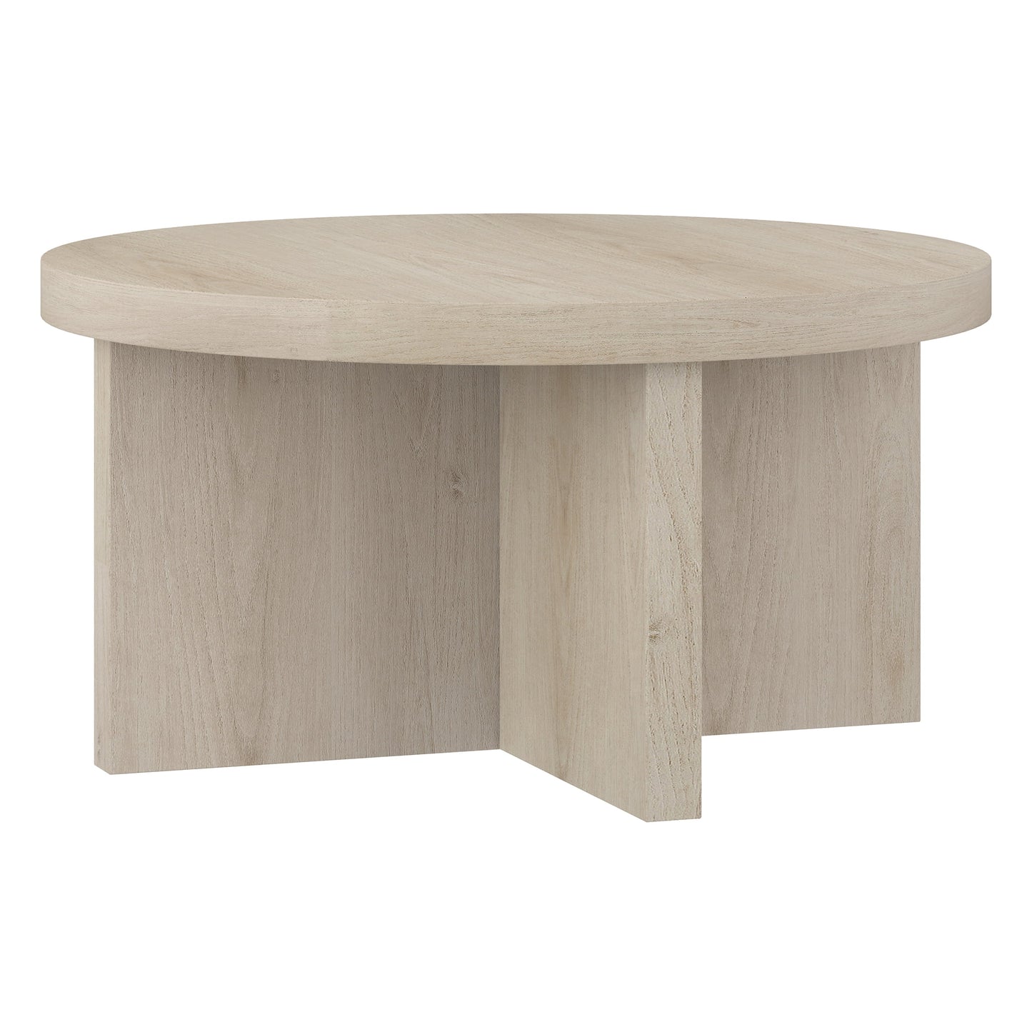 Henn&Hart 33" Alder White MDF Coffee Table