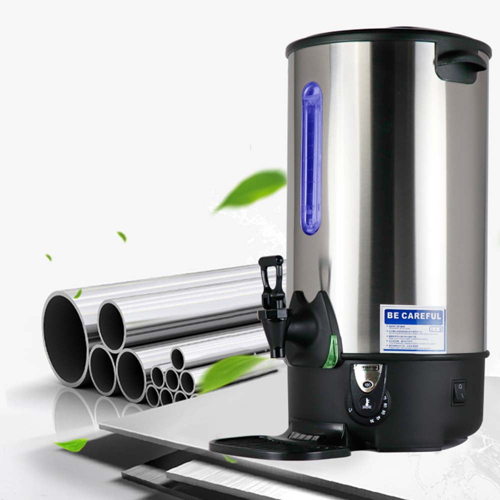 INTBUYING 23L Hot Water Dispenser Boil Machine Heater Kettle with Faucet 304 SS