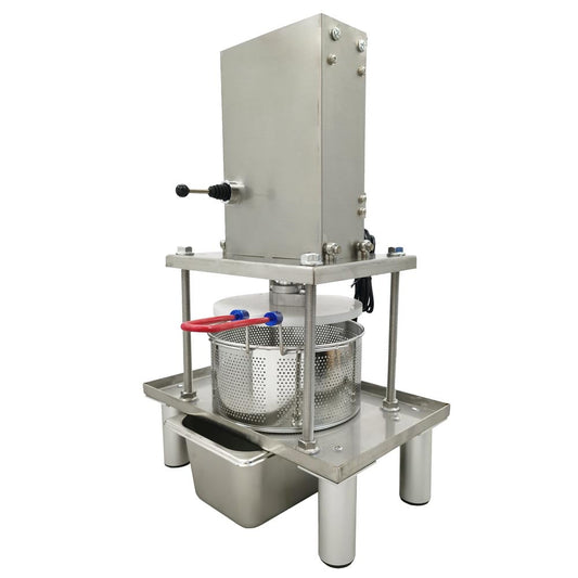 INTSUPERMAI Electric Fruit Vegetable Dehydration Dumpling Stuffing Water Squeezer Wine Slag Separation Machine