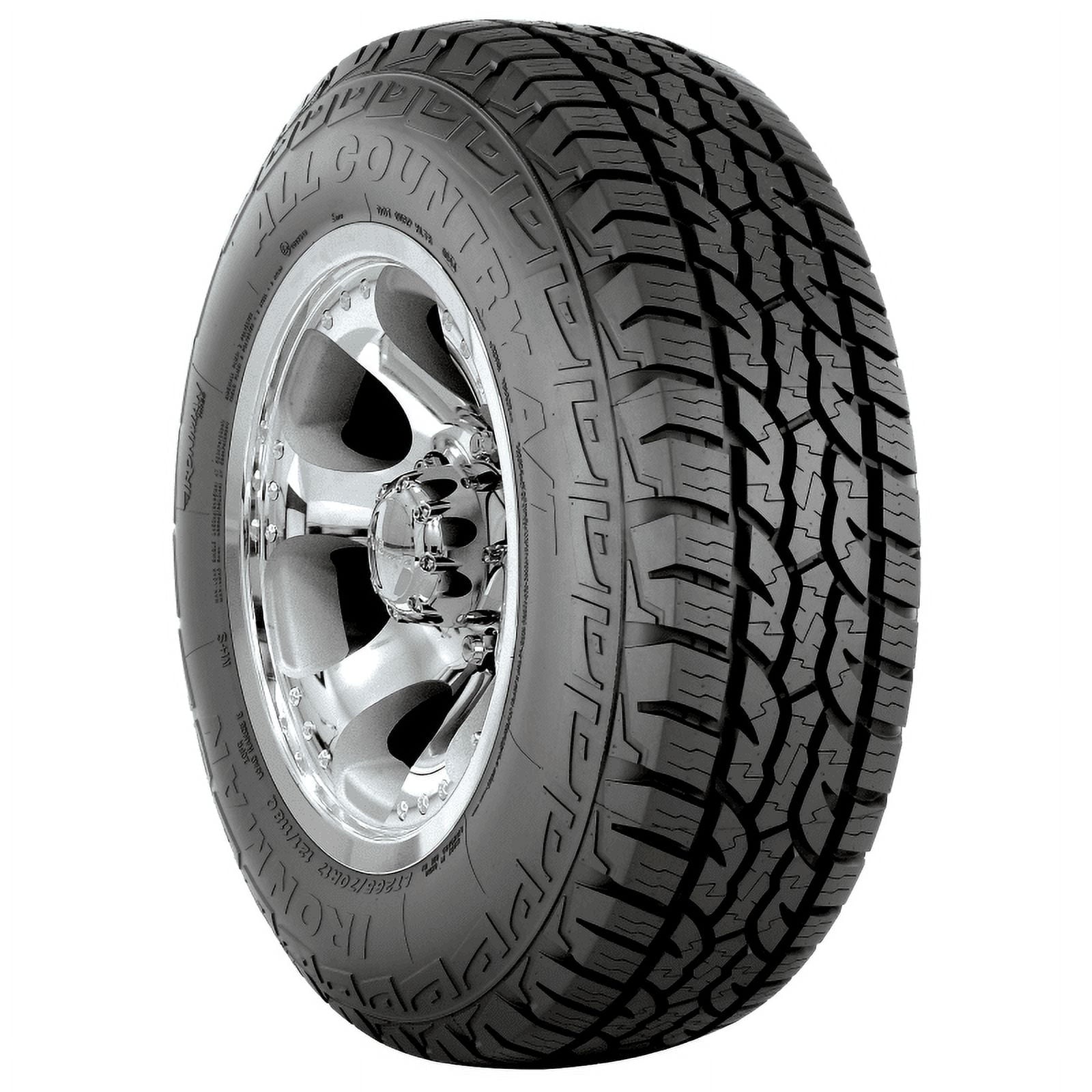 Ironman All Country A/T P265/70R-17 115 T Fits: 2014-18 Chevrolet Silverado 1500 WT, 2010-21 GMC Sierra 1500 SLE