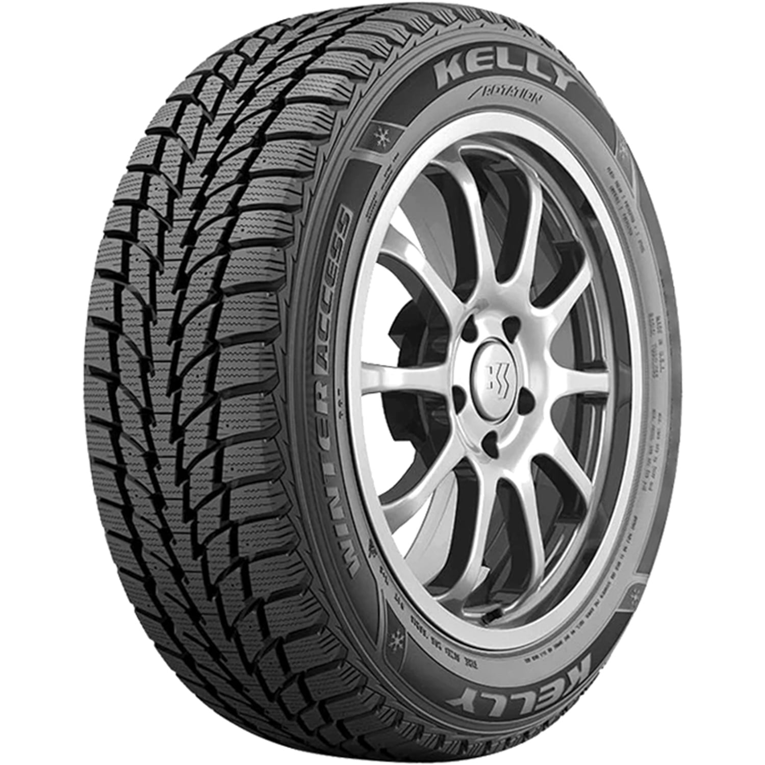 Kelly Winter Access 215/55R16 97T XL Snow Tire Fits: 2013-18 Ford Focus SE, 2016-18 Honda Civic LX-P