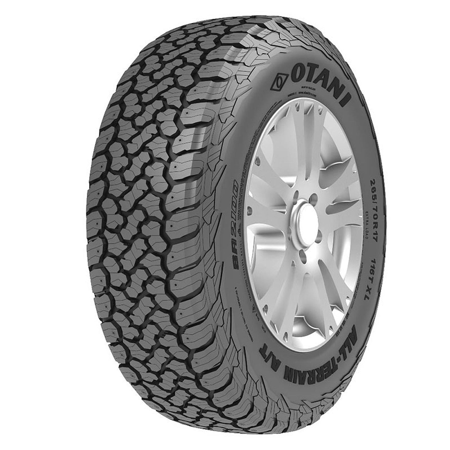 Otani SA2100 All Terrain LT33X12.5R17 120Q E Light Truck Tire