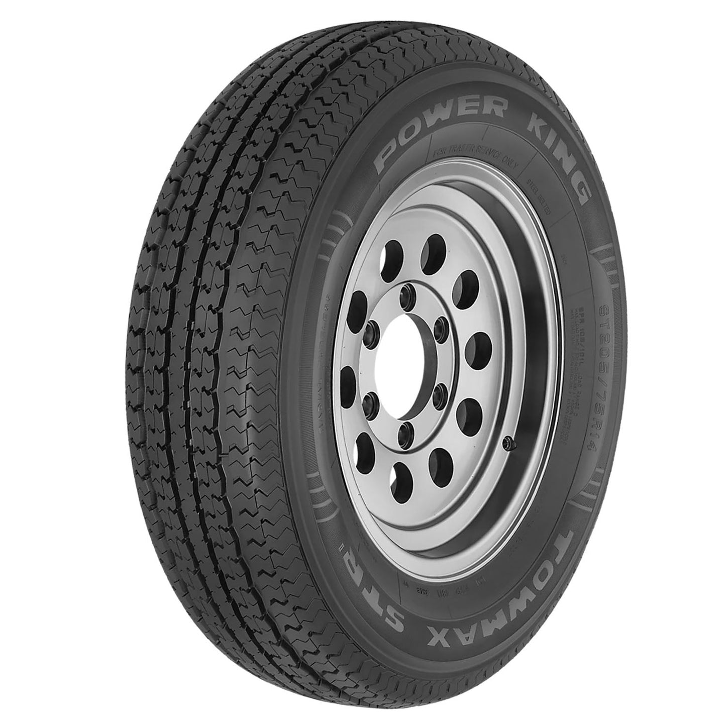 Power King Towmax STR II ST225/75R15 113/108L D Trailer Tire