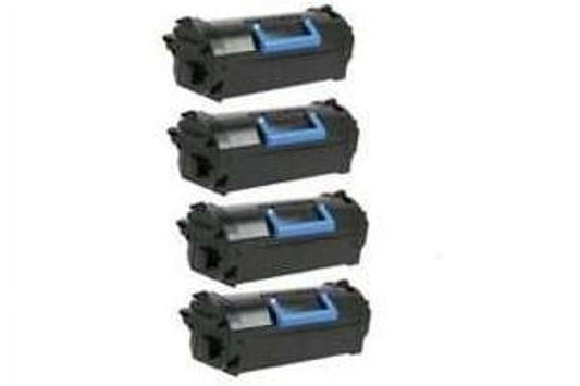 Remanufactured Dell 331-9797 (T6J1J) toner cartridges - black - 4-pack