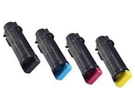 Remanufactured Dell 593-BBOW / 593-BBOX / 593-BBOY / 593-BBOZ toner cartridges - 4-pack