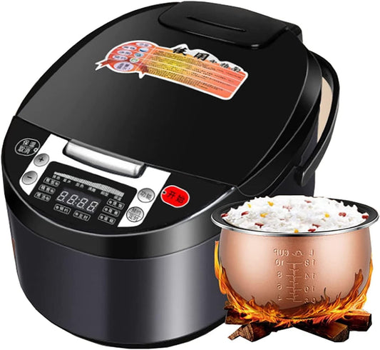 Rice Cooker Household Multifunctional Non-Stick Rice Cooker, Intelligent Insulation and 24H Reservation, for 1-9 People