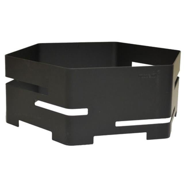 Rosseto Serving Solutions SM133 Steel Hexagon Buffet Riser - Small- Black