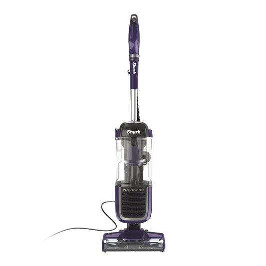 Shark Upright Vacuum, Navigator Swivel Pro, Bagless, Powerful Suction, Advanced Maneuverability, Complete Seal with HEPA Filter, Hard Floor and Carpet, Upholstery and Crevice Tool, NV150, Purple