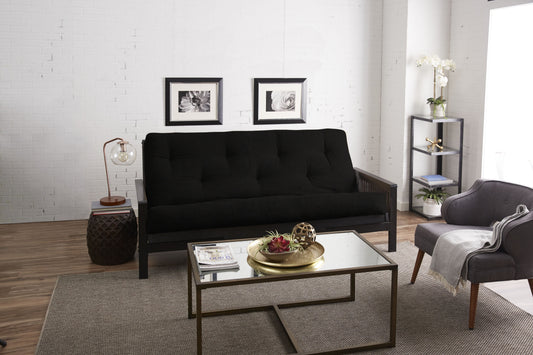 Sorra Home - 8 inch Reversible Tufted Futon Mattress, Full Size