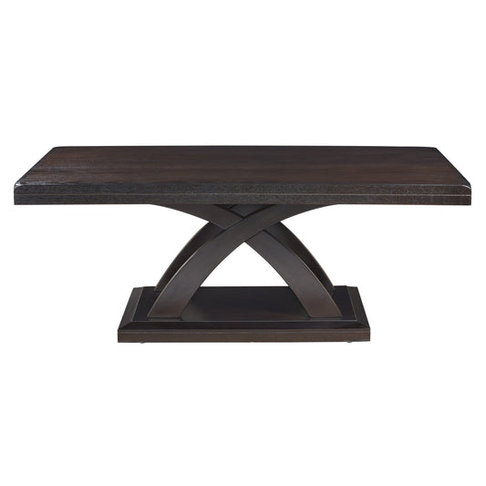 Steve Silver Jocelyn Wood Coffee Table, Espresso Cherry