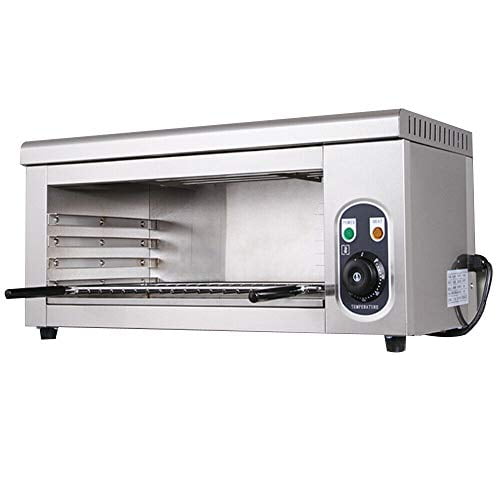 TFCFL Salamander Electric Cheese Melter and Broiler, 2000W, Countertop BBQ Grill for Restaurant Kitchen, 50-300C