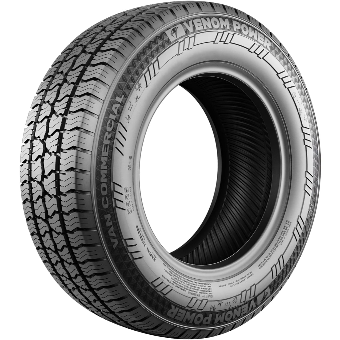 Venom Power Van-Co AllSeason 235/65R16 122/120R F 12 Ply Van Commercial Tire