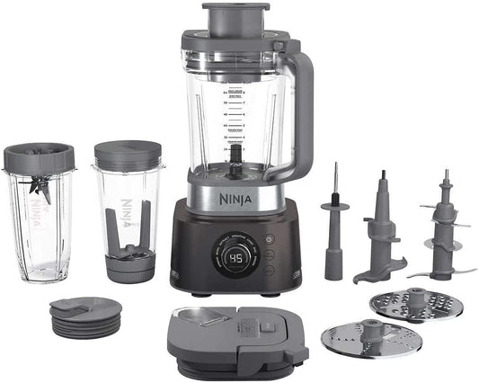Unbranded CO401B Foodi Power Blender Ultimate System with 72 oz Blending & Food Processing Pitcher, XL Smoothie Bowl Maker and Nutrient Extractor* & 7 Functions, Black